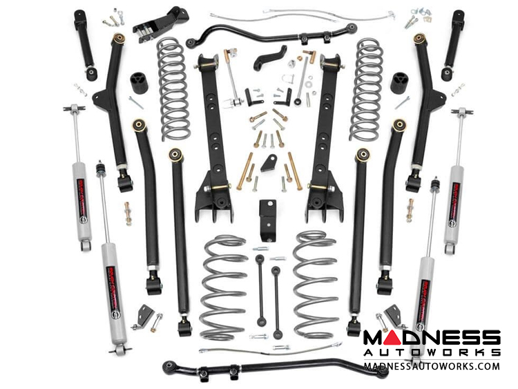 Jeep Wrangler TJ Long Arm Suspension System Lift Kit - 4" Lift